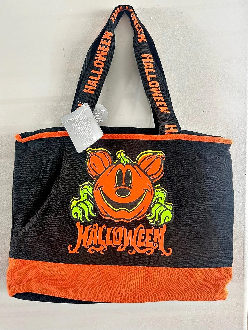 2024 Glow in The Dark Disney Parks Tote Bag